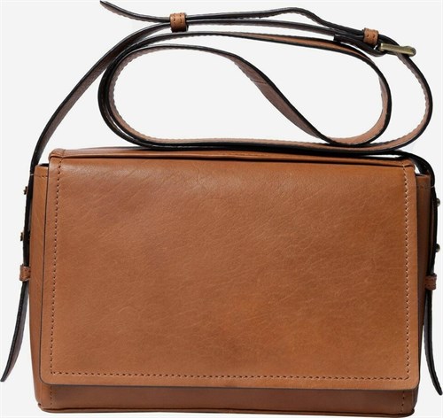Re:Designed Nory Skindtaske med magnet klap, Cognacfarvet
